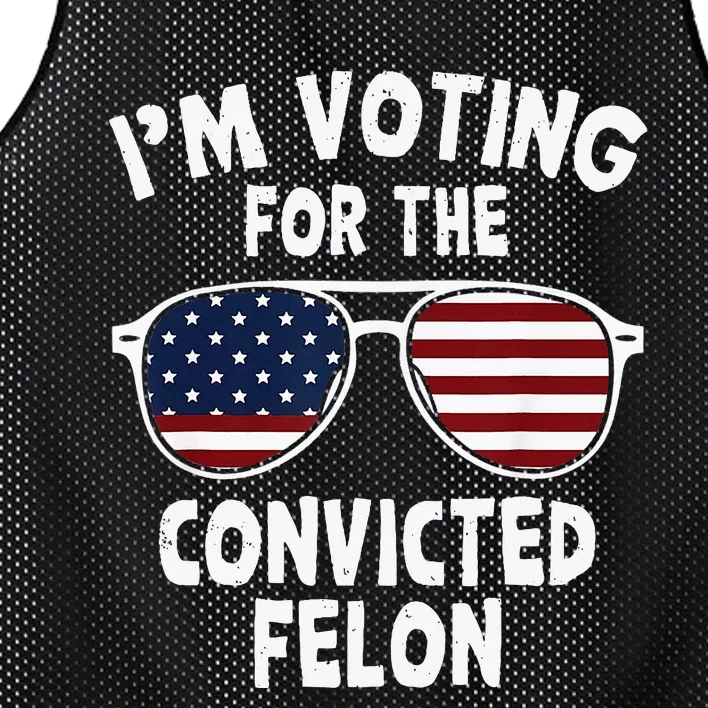 IM Voting For The Convicted Felon Mesh Reversible Basketball Jersey Tank