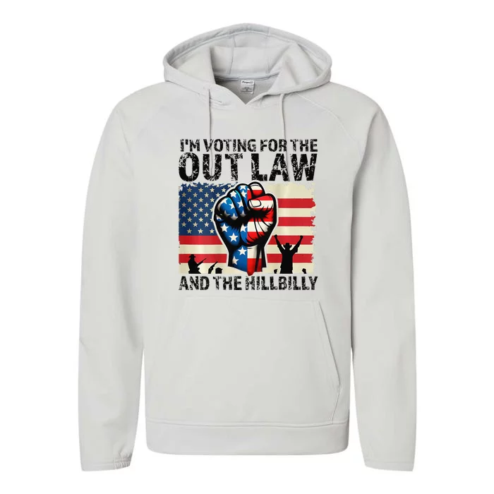 IM Voting For The Outlaw And The Hillbilly Performance Fleece Hoodie