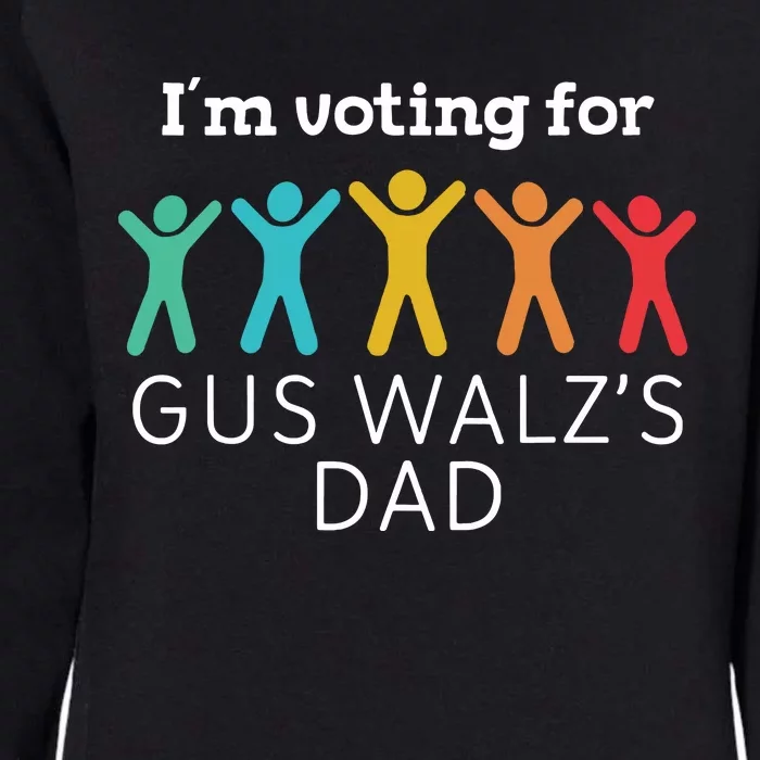 Im Voting For Gus Walz Dad Harris Walz 2024 Womens California Wash Sweatshirt