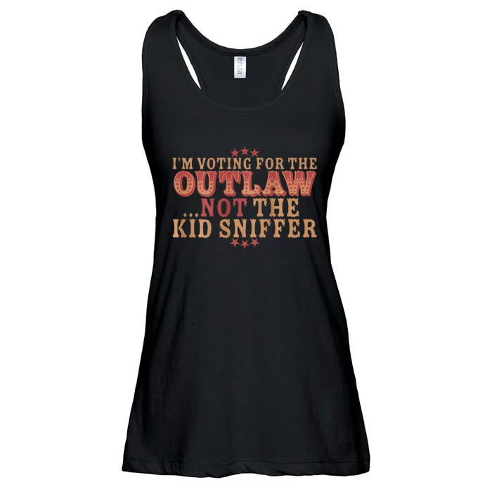 Im Voting For The Outlaw Not The Sniffer Ladies Essential Flowy Tank