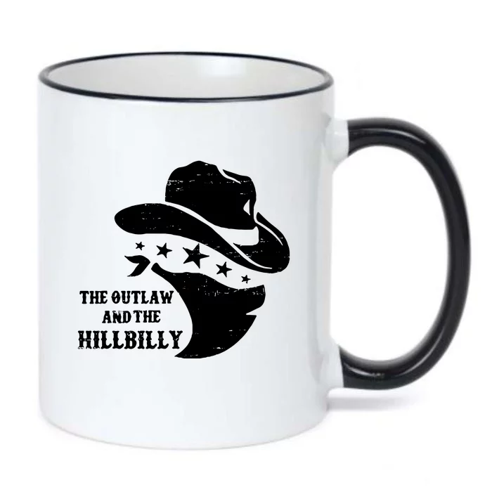 Im Voting For The Outlaw And The Hillbilly 2024 Cowboy Black Color Changing Mug