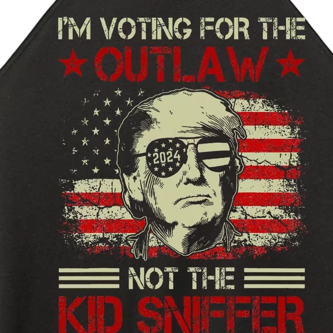 Im Voting For The Outlaw Not The Sniffer Trump 2024 Women’s Perfect Tri Rocker Tank