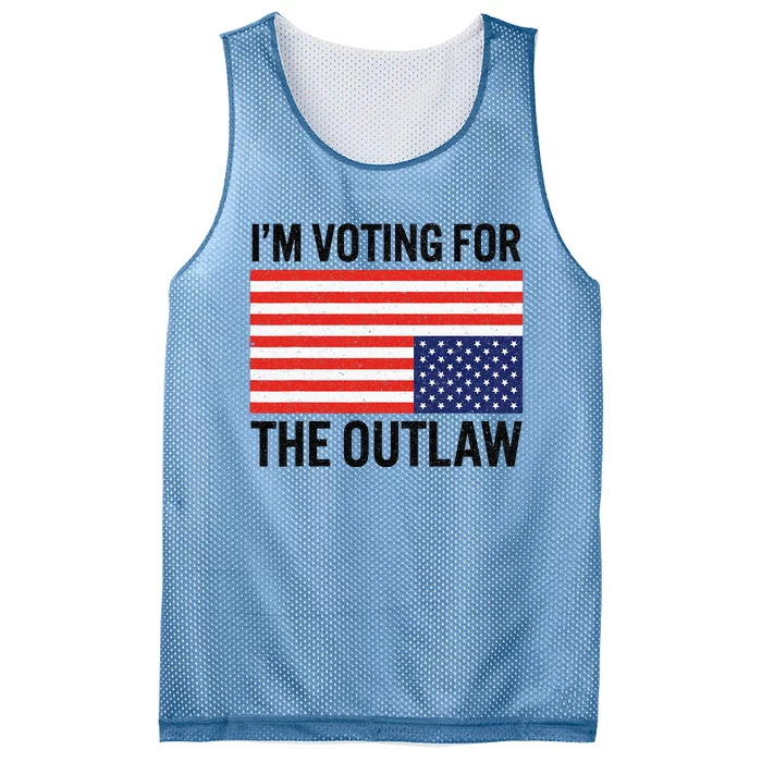 IM Voting For The Outlaw Mesh Reversible Basketball Jersey Tank