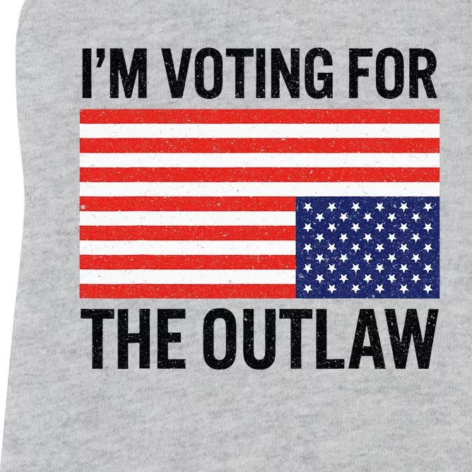 IM Voting For The Outlaw Women's Racerback Tank