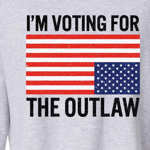 IM Voting For The Outlaw Cropped Pullover Crew