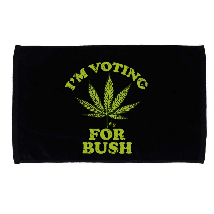 Im Voting For Bush Sarcastic Microfiber Hand Towel