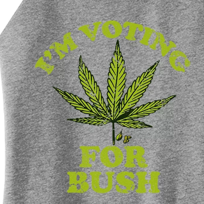 Im Voting For Bush Sarcastic Women’s Perfect Tri Rocker Tank