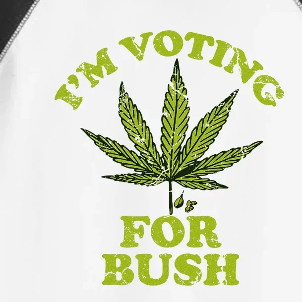 Im Voting For Bush Sarcastic Toddler Fine Jersey T-Shirt