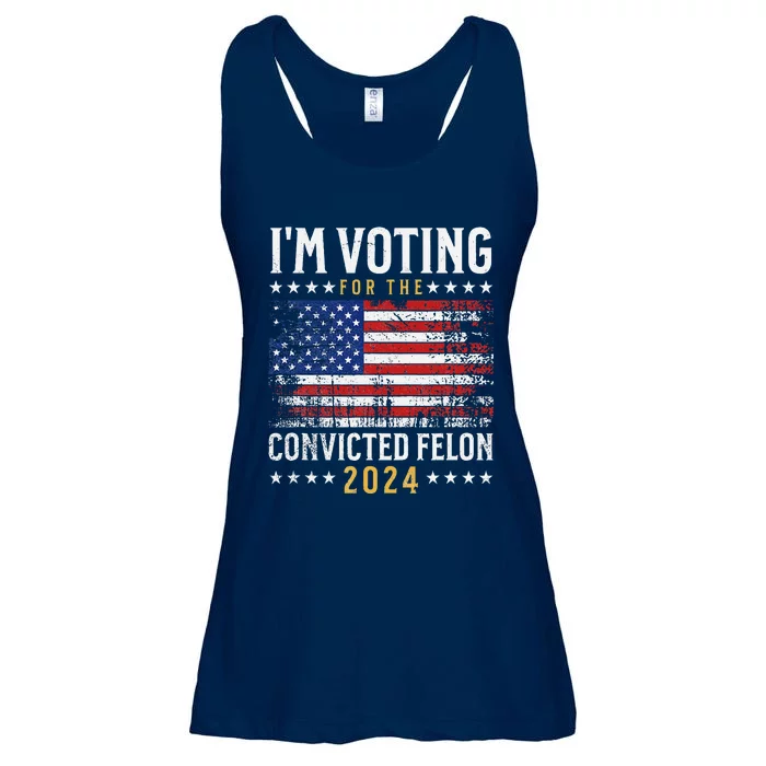 IM Voting Felon 2024 Voting For Felon S IM Voting Felon Ladies Essential Flowy Tank