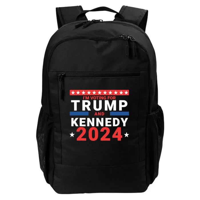 Im Voting For Trump And Kennedy 2024 Daily Commute Backpack