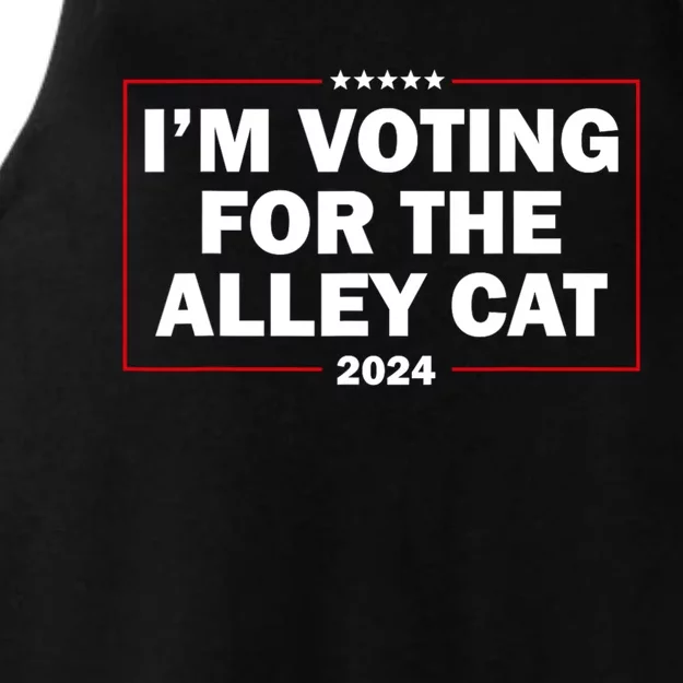 IM Voting For The Alley Cat 2024 Ladies Tri-Blend Wicking Tank