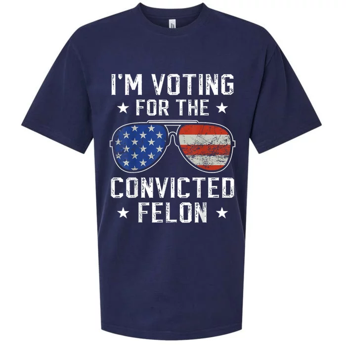 IM Voting For The Convicted Felon Sueded Cloud Jersey T-Shirt