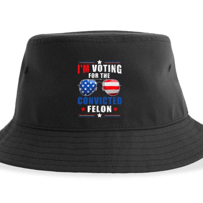 IM Voting For The Convicted Felon Sustainable Bucket Hat