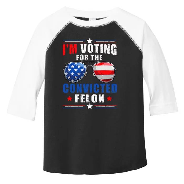 IM Voting For The Convicted Felon Toddler Fine Jersey T-Shirt