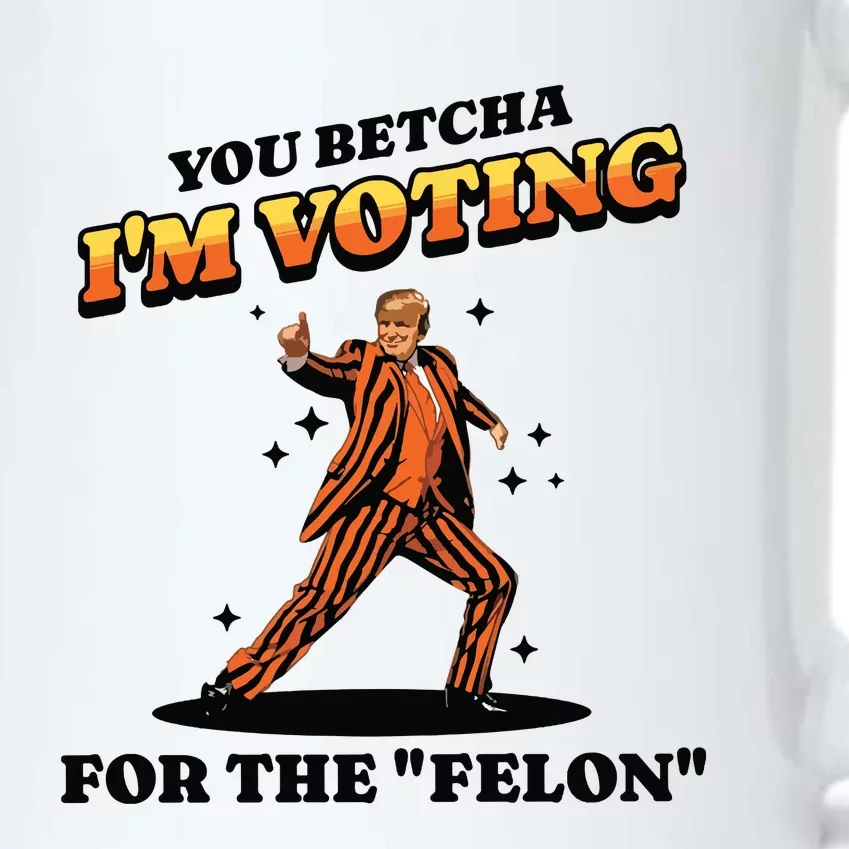 IM Voting For The Felon Trump 2024 Black Color Changing Mug