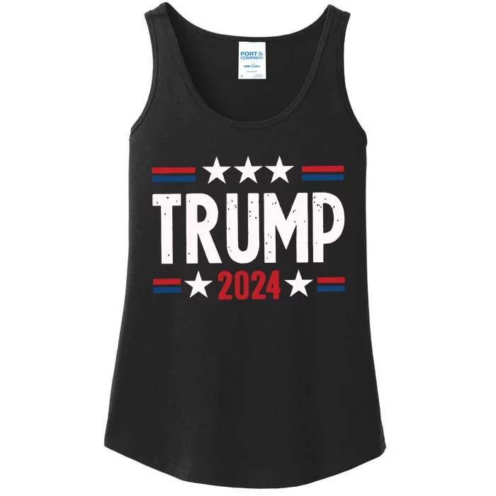 Im Voting For The Felon Trump For President 2024 Ladies Essential Tank