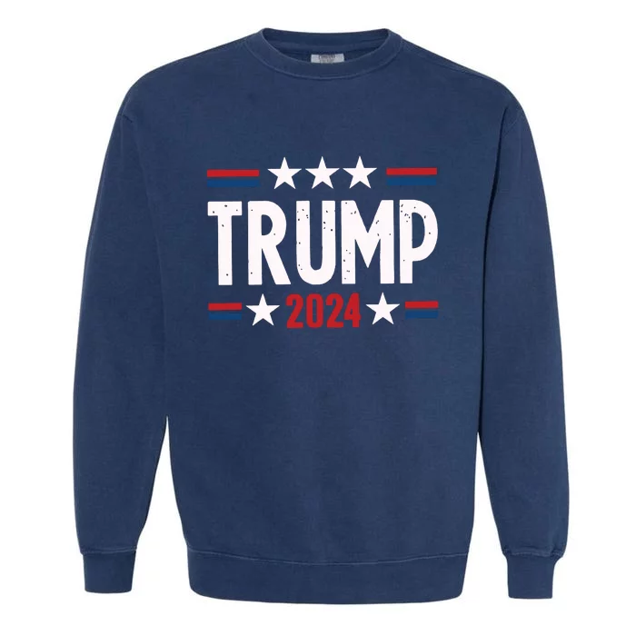 Im Voting For The Felon Trump For President 2024 Garment-Dyed Sweatshirt