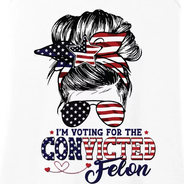 IM Voting For The Convicted Felon Ladies Essential Tank