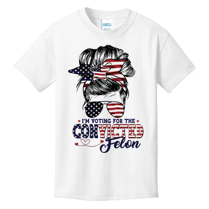 IM Voting For The Convicted Felon Kids T-Shirt