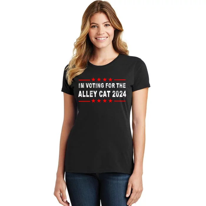 IM Voting For The Alley Cat 2024 Women's T-Shirt