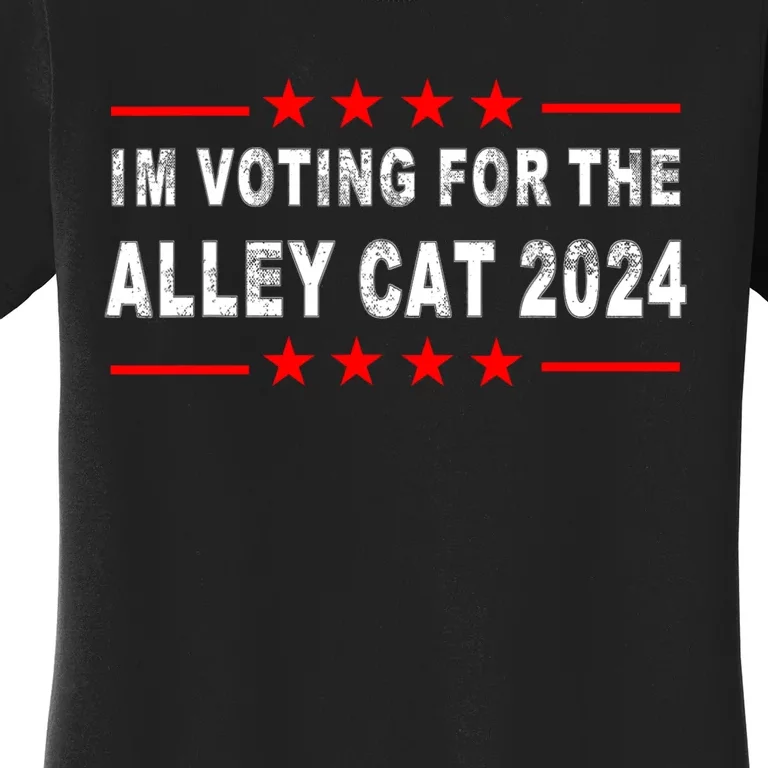 IM Voting For The Alley Cat 2024 Women's T-Shirt