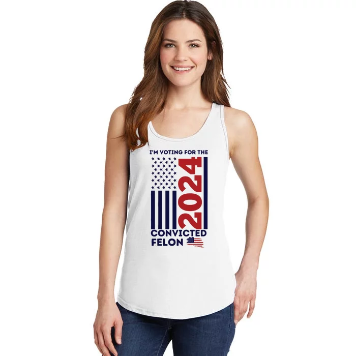 IM Voting For The Convicted Felon Ladies Essential Tank