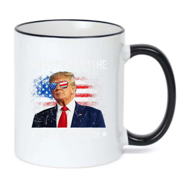 IM Voting For The Convicted Felon Funny Pro 2024 Black Color Changing Mug