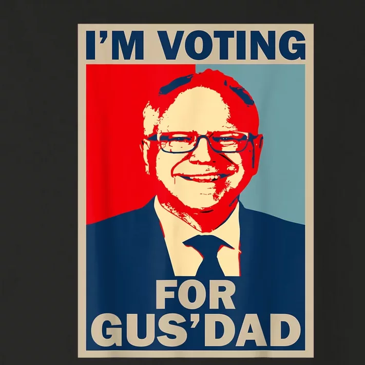 IM Voting For Gus Dad Vote Tim Walz 2024 Toddler Long Sleeve Shirt