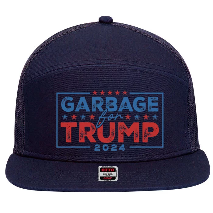 IM Voting For Trump Vance Outlaw Hillbilly 7 Panel Mesh Trucker Snapback Hat