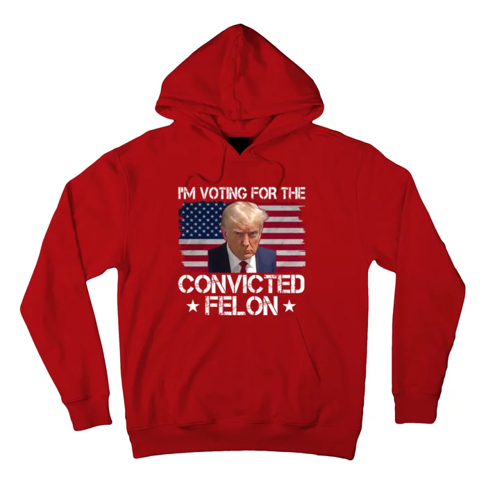 Im Voting For A Convicted Felon Hoodie