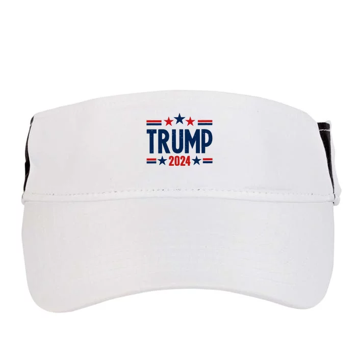 Im Voting For The Felon Trump 2024 Election (Front And Back) Front & Back Adult Drive Performance Visor