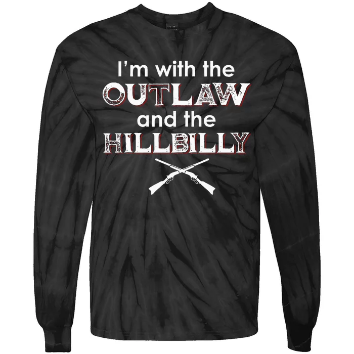 IM Voting For The Felon & The Hillbilly Trump Vance Us Flag Premium Tie-Dye Long Sleeve Shirt