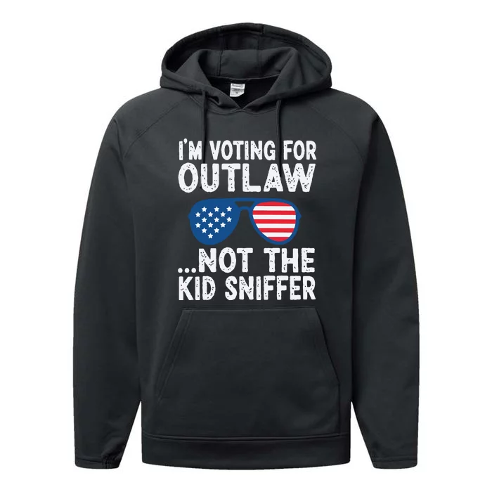 Im Voting For The Outlaw Not Sniffer Performance Fleece Hoodie