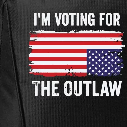 IM Voting For The Outlaw President Trump City Backpack