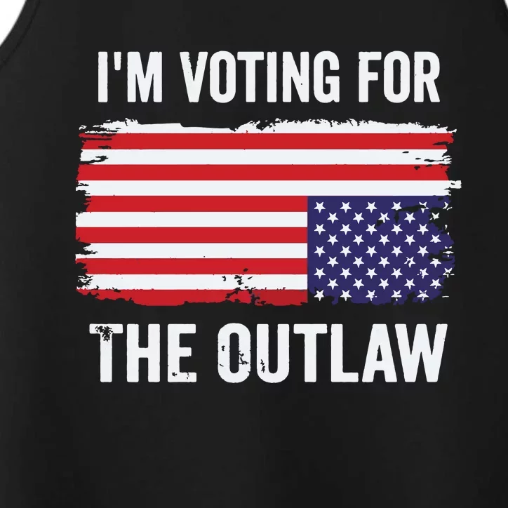 IM Voting For The Outlaw President Trump Performance Tank