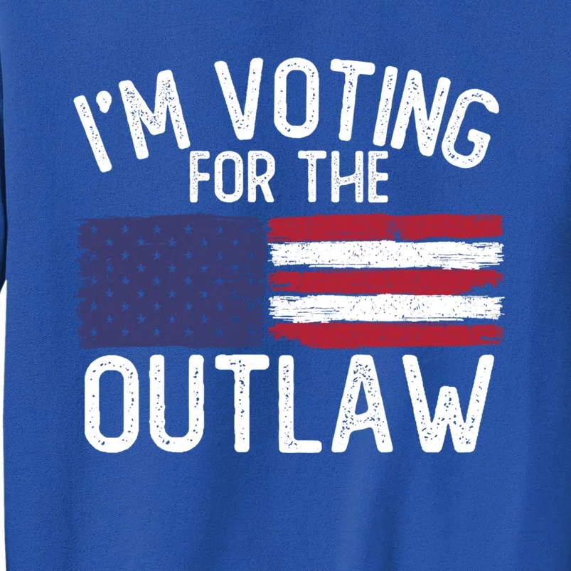 IM Voting For The Outlaw Gift Fourth Of July Trump 2028 Gift Sweatshirt