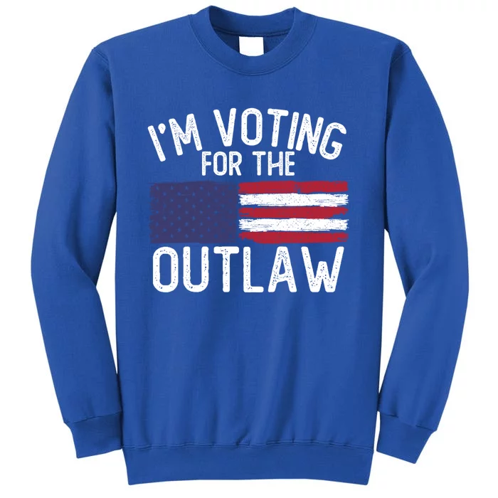 IM Voting For The Outlaw Gift Fourth Of July Trump 2028 Gift Sweatshirt