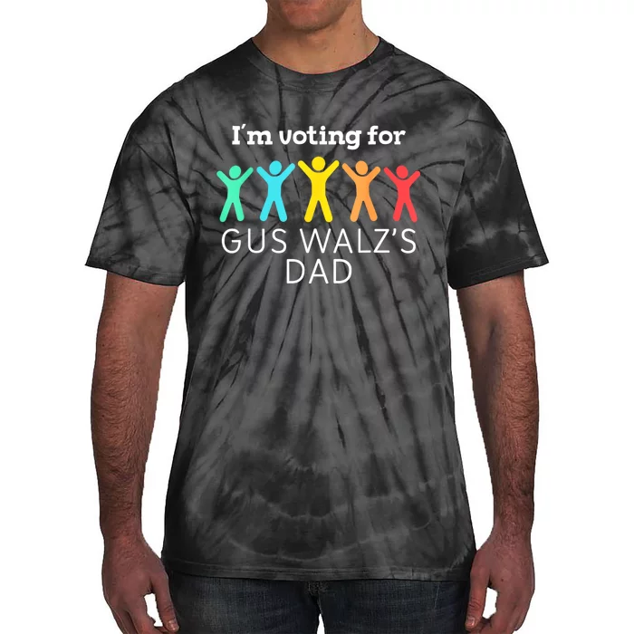 IM Voting For Gus Walz Dad Harris Walz 2024 Tie-Dye T-Shirt