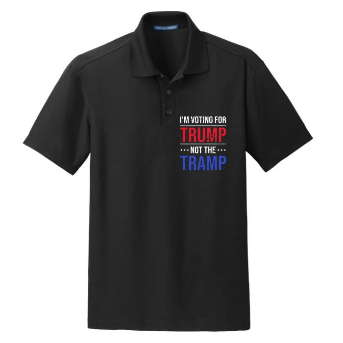 IM Voting For Trump Not The Tramp Dry Zone Grid Performance Polo