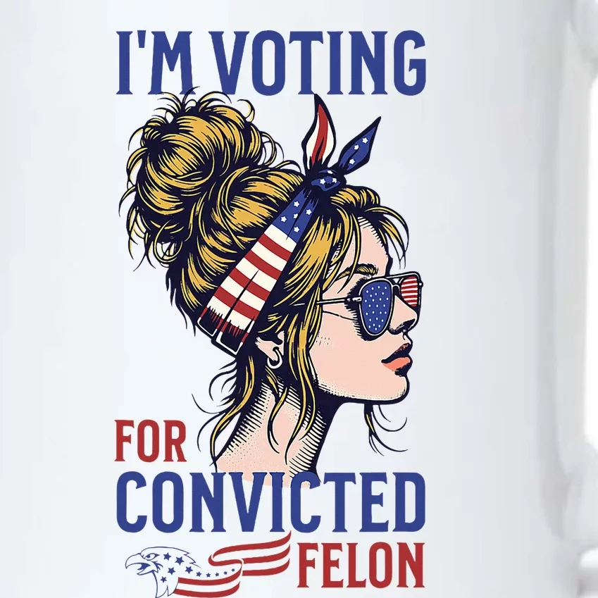 IM Voting For A Convicted Felon In 2024 Black Color Changing Mug