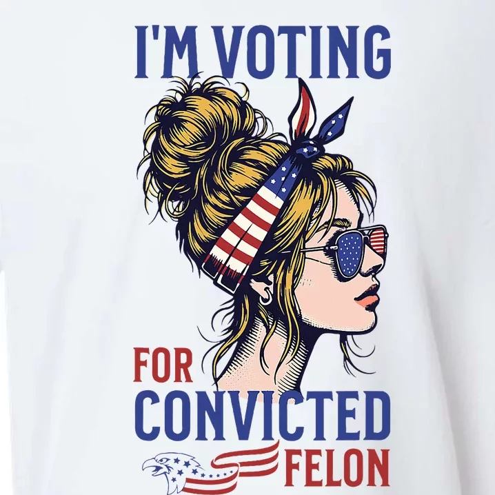 IM Voting For A Convicted Felon In 2024 Sueded Cloud Jersey T-Shirt