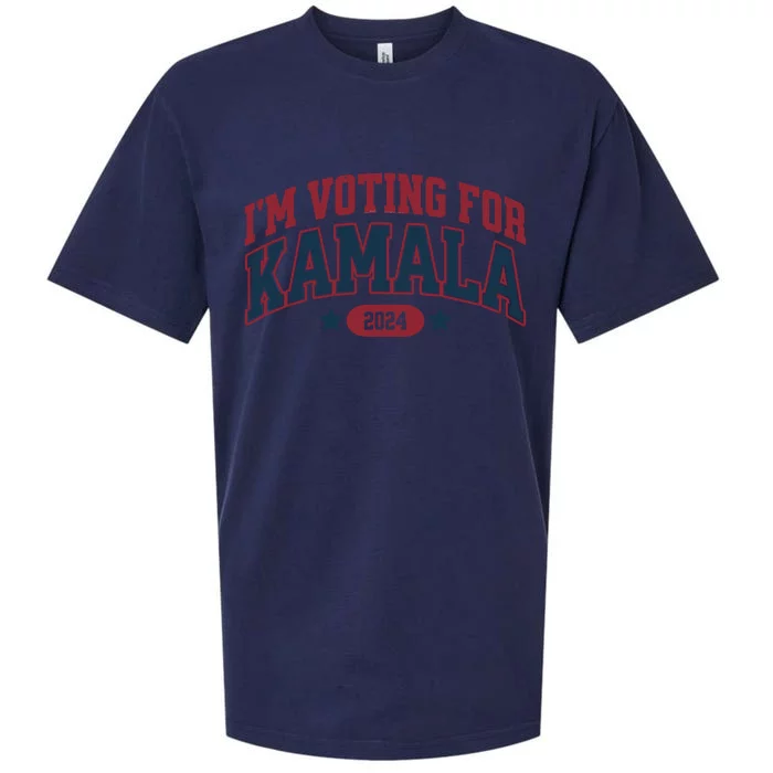 IM Voting For Kamala Harris Election Sueded Cloud Jersey T-Shirt