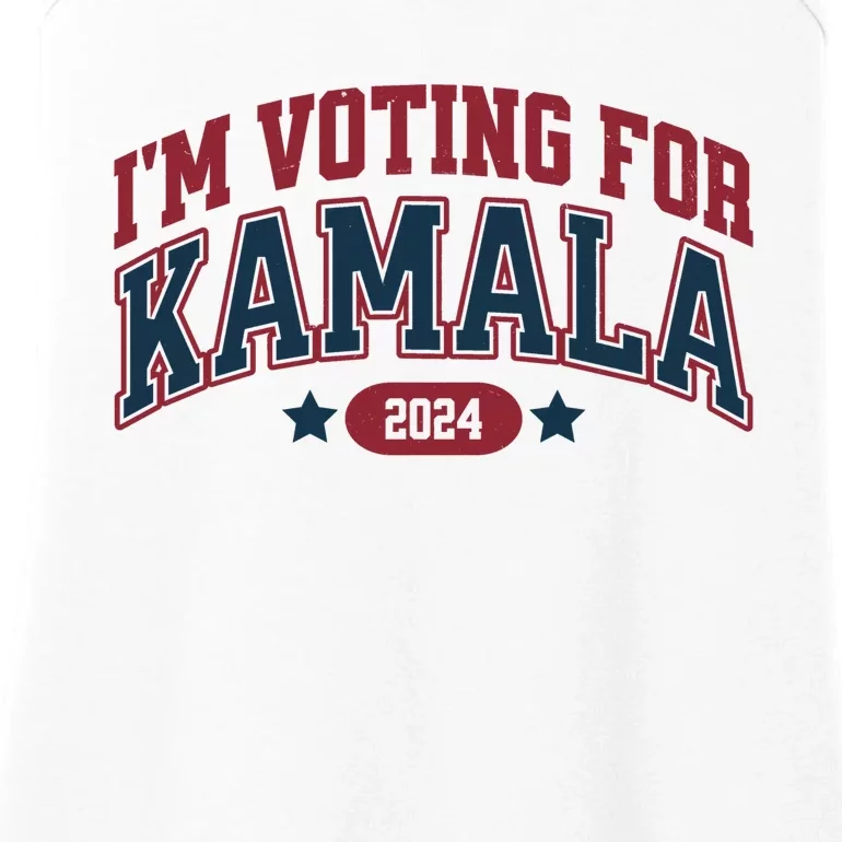 IM Voting For Kamala Harris Election Ladies Essential Tank