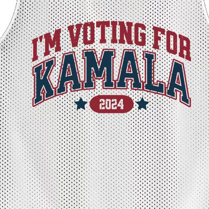 IM Voting For Kamala Harris Election Mesh Reversible Basketball Jersey Tank