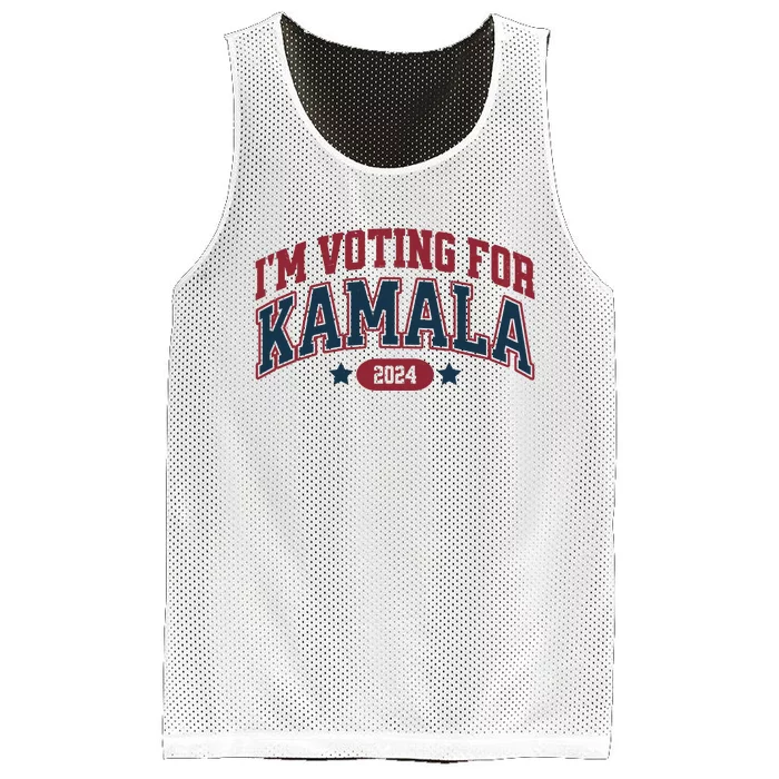 IM Voting For Kamala Harris Election Mesh Reversible Basketball Jersey Tank