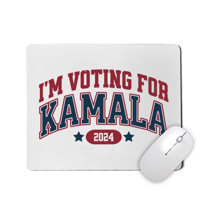 IM Voting For Kamala Harris Election Mousepad