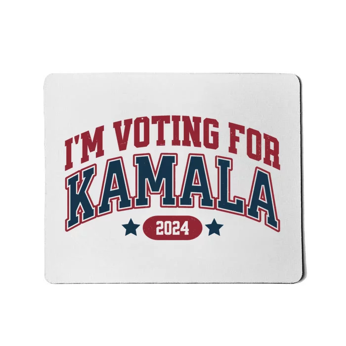 IM Voting For Kamala Harris Election Mousepad