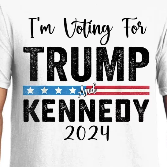 IM Voting For Trump And Kennedy 2024 Pajama Set