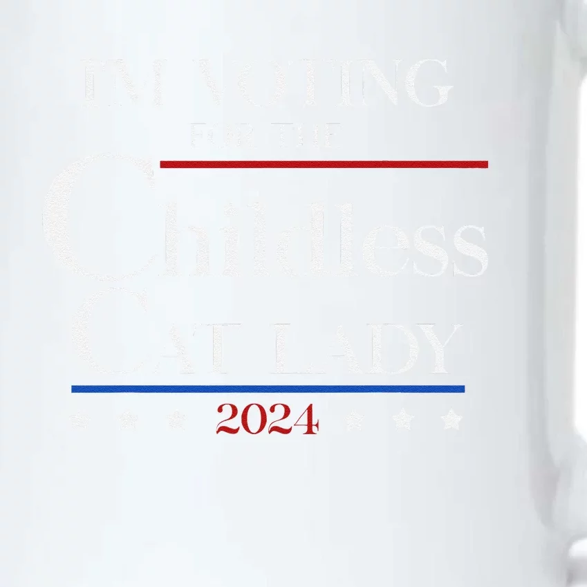 IM Voting For The Childless Cat Lady Vote For Kamala Black Color Changing Mug