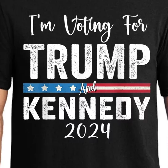 IM Voting For Trump And Kennedy 2024 Trump 2024 Pajama Set